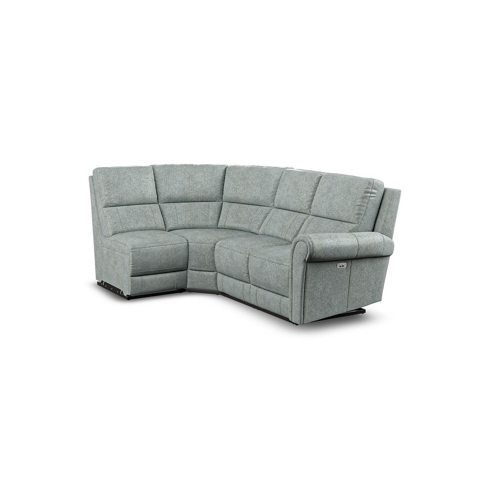 Colorado Electric Reclining Modular Group 5 in Santos Steel Fabric 2