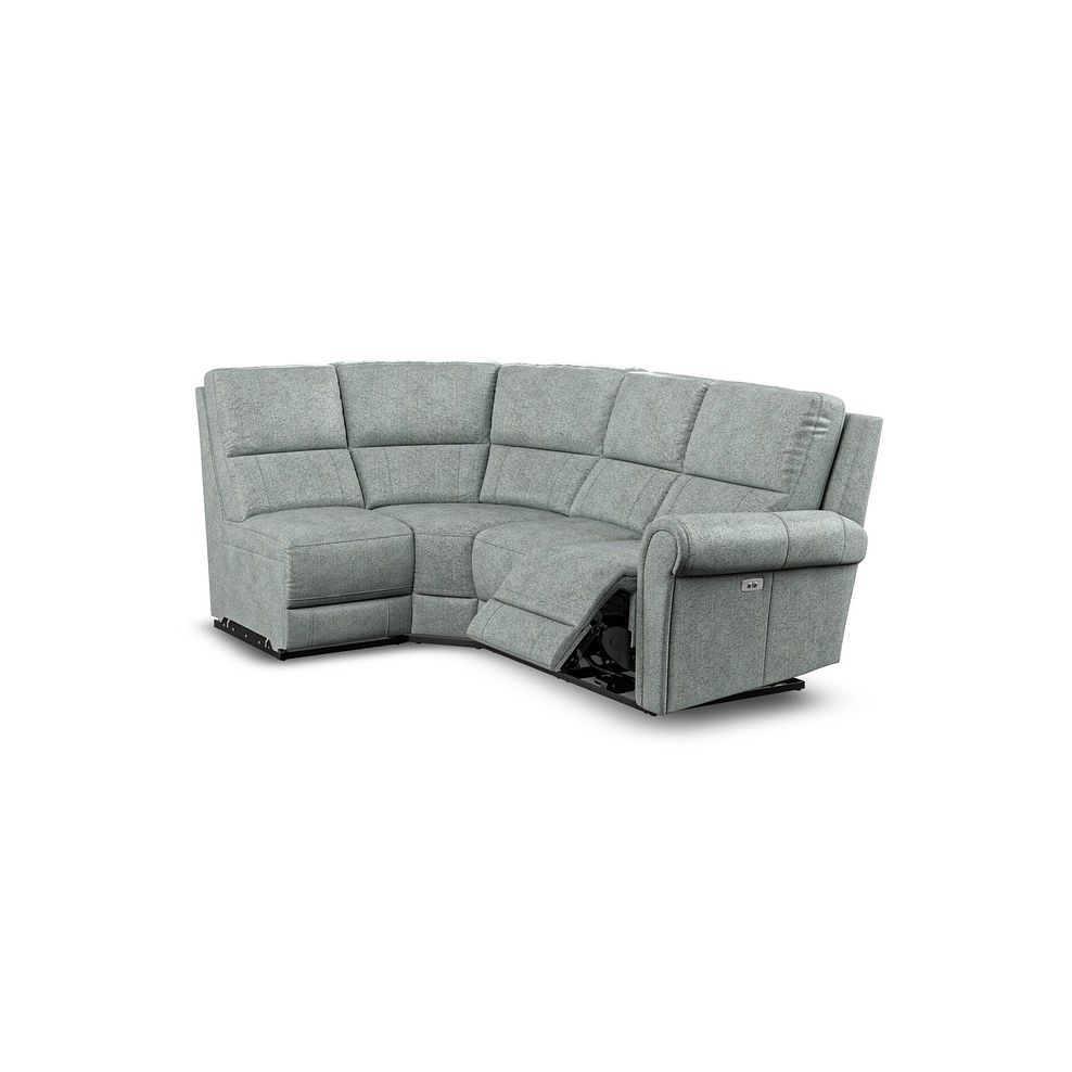 Colorado Electric Reclining Modular Group 5 in Santos Steel Fabric 3