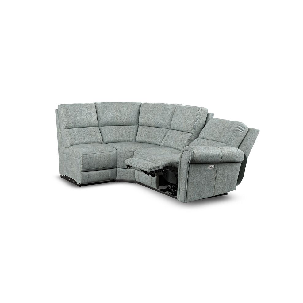 Colorado Electric Reclining Modular Group 5 in Santos Steel Fabric 4