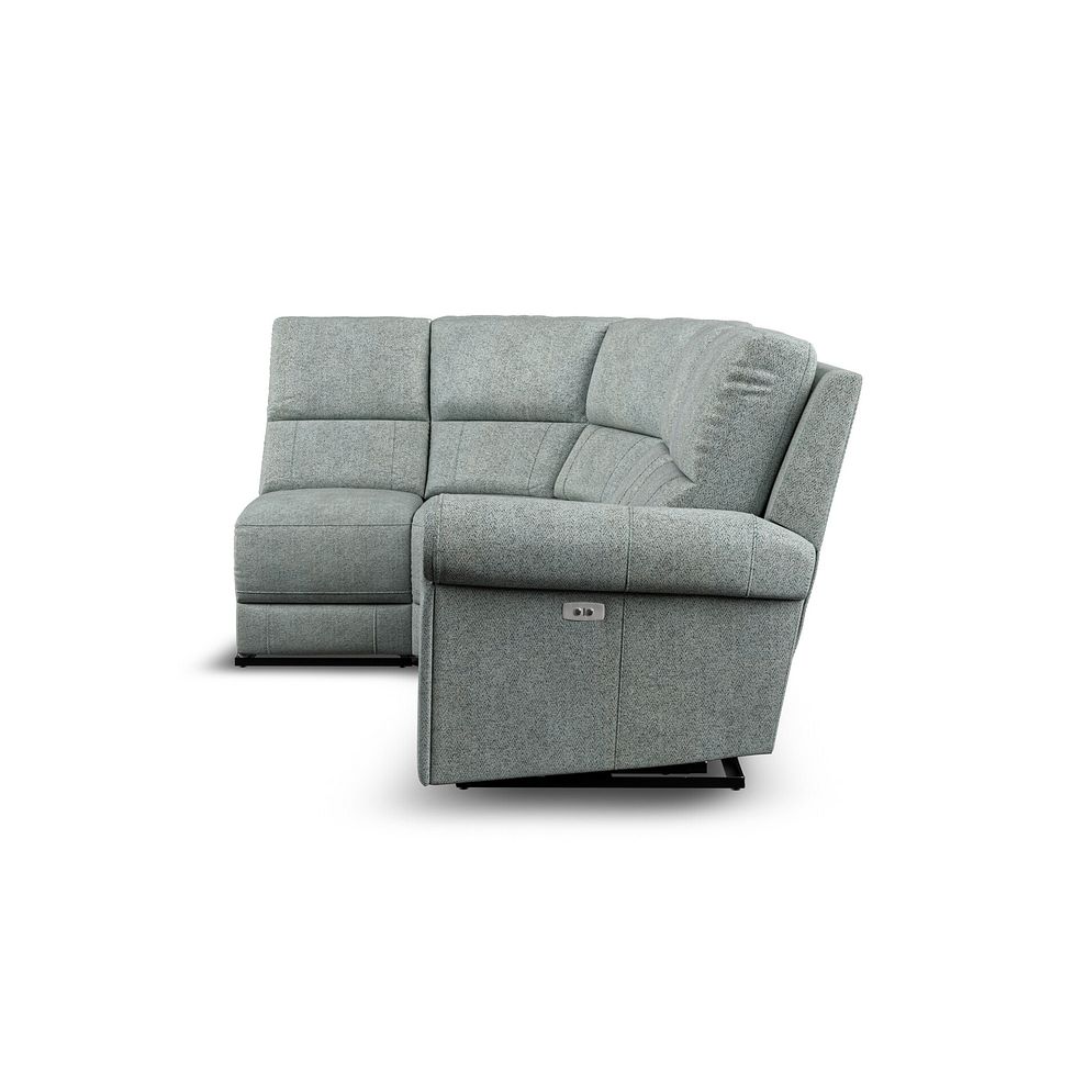 Colorado Electric Reclining Modular Group 5 in Santos Steel Fabric 5