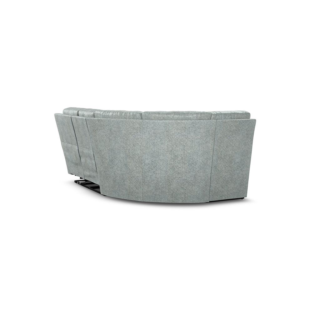 Colorado Electric Reclining Modular Group 5 in Santos Steel Fabric 6