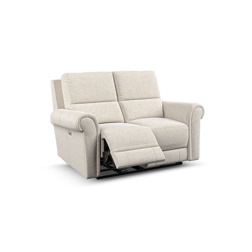 Colorado Electric Reclining Modular Group 8 in Hopsack Natural Fabric 3