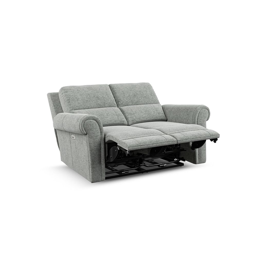 Colorado Electric Reclining Modular Group 8 in Hopsack Platinum Fabric 5