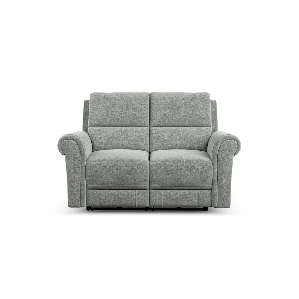 Colorado Electric Reclining Modular Group 8 in Hopsack Platinum Fabric 6