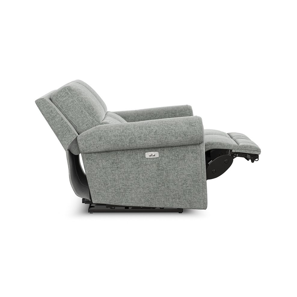 Colorado Electric Reclining Modular Group 8 in Hopsack Platinum Fabric 9