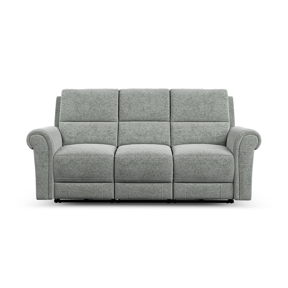 Colorado Electric Reclining Modular Group 9 in Hopsack Platinum Fabric 5