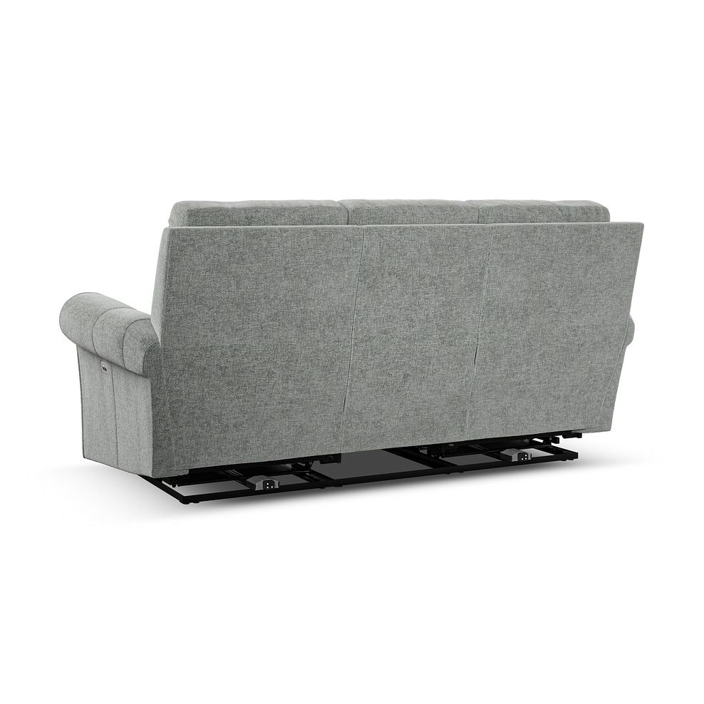 Colorado Electric Reclining Modular Group 9 in Hopsack Platinum Fabric 6