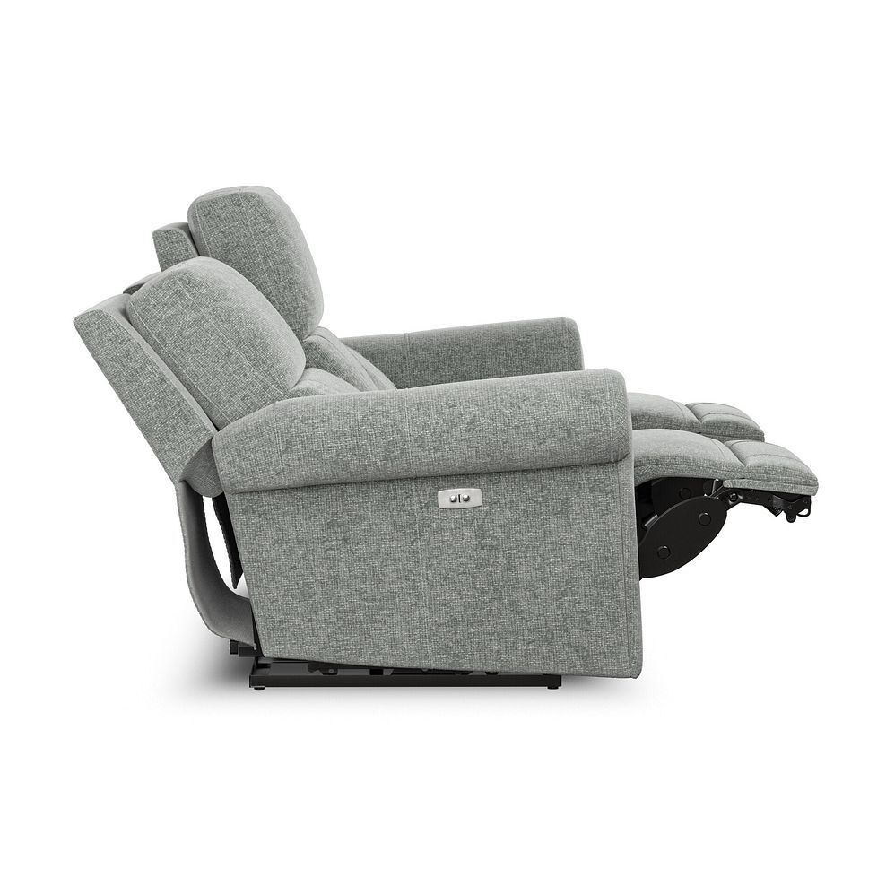 Colorado Electric Reclining Modular Group 9 in Hopsack Platinum Fabric 8