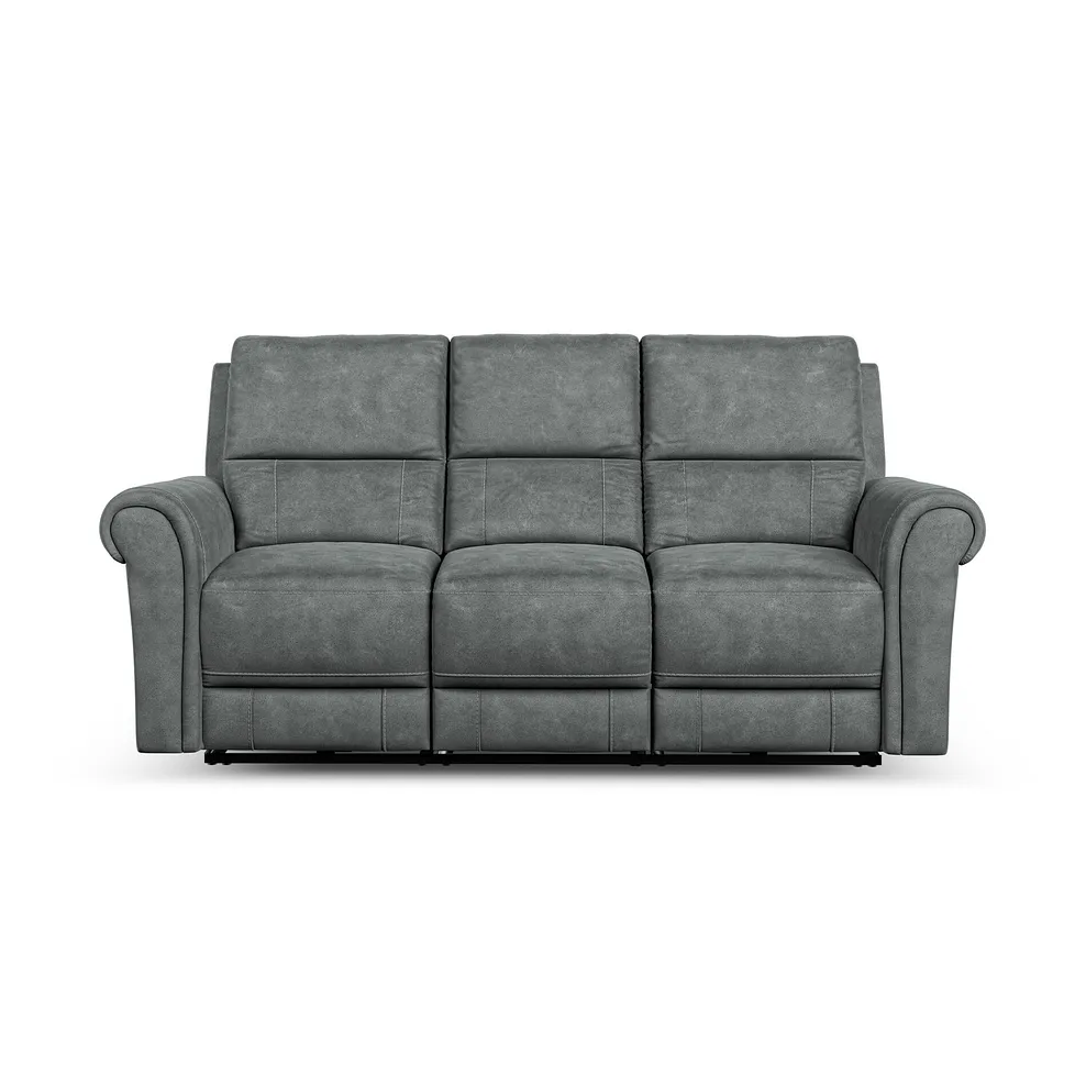 Colorado Electric Reclining Modular Group 9 in Miller Grey Fabric 7