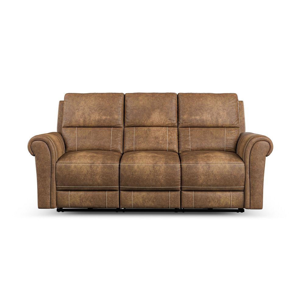Colorado Electric Reclining Modular Group 9 in Ranch Brown Fabric 5