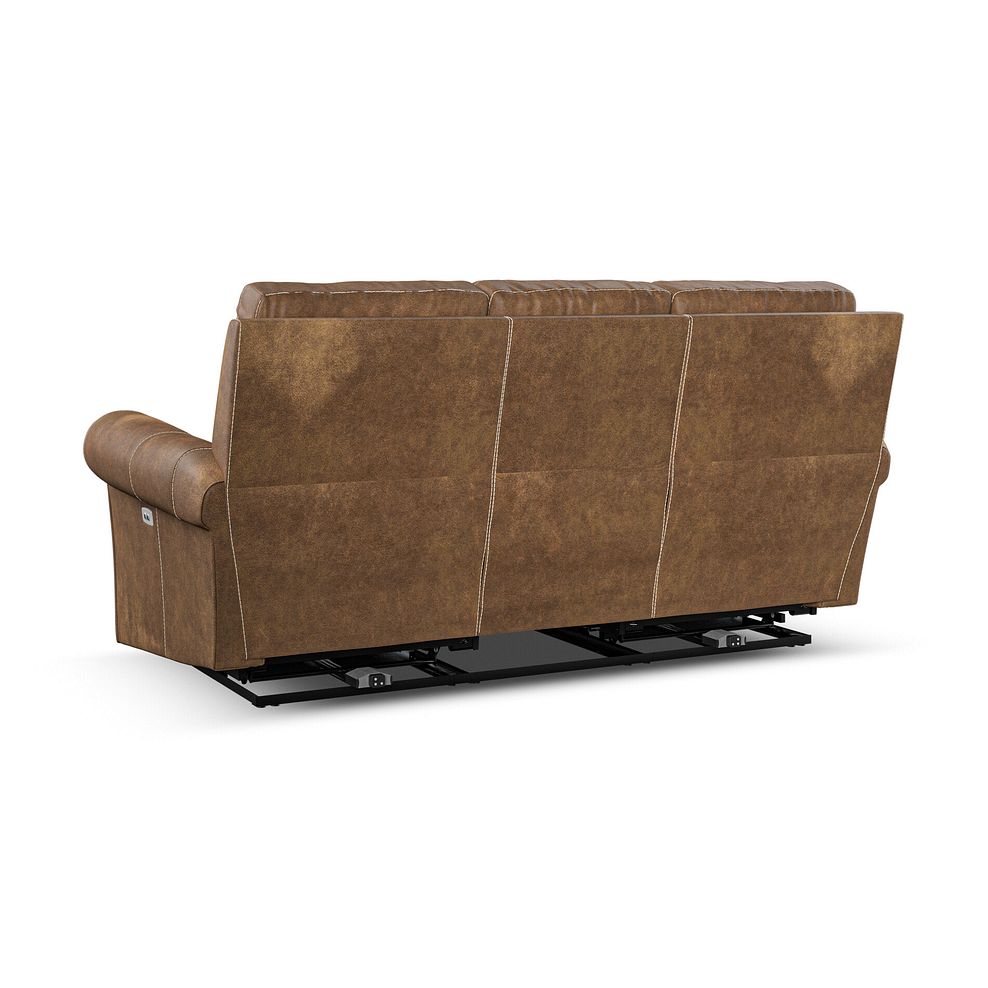 Colorado Electric Reclining Modular Group 9 in Ranch Brown Fabric 6