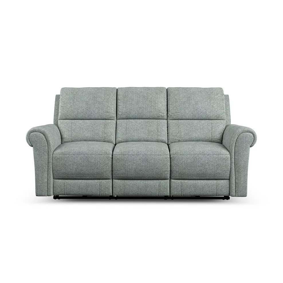 Colorado Electric Reclining Modular Group 9 in Santos Steel Fabric 7