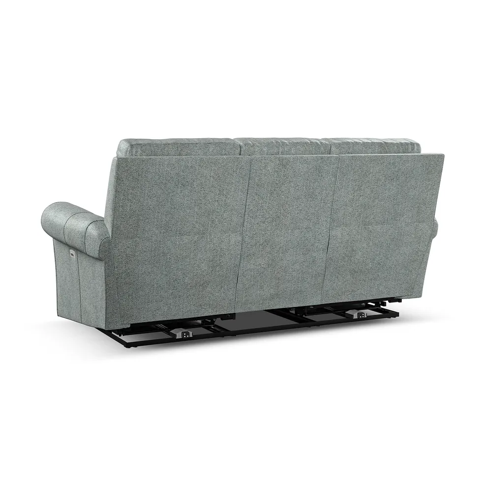 Colorado Electric Reclining Modular Group 9 in Santos Steel Fabric 8