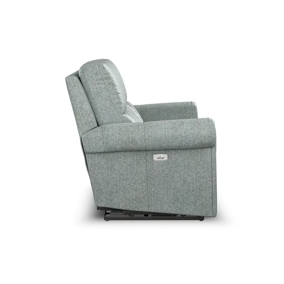 Colorado Electric Reclining Modular Group 9 in Santos Steel Fabric 5