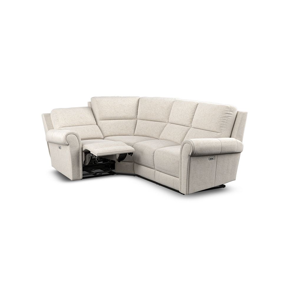 Colorado Electric Reclining Right Hand Modular Group 2 in Hopsack Natural Fabric 4