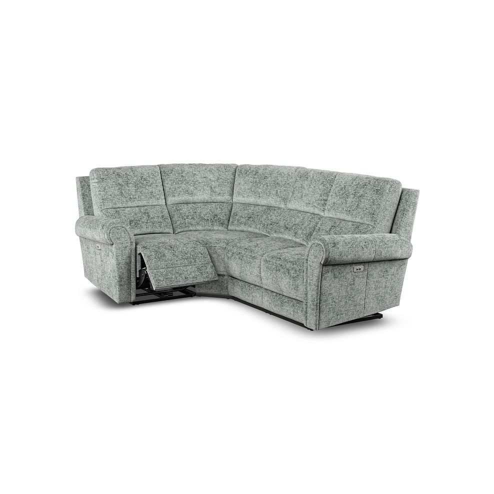 Colorado Electric Reclining Right Hand Modular Group 2 in Hopsack Platinum Fabric 2