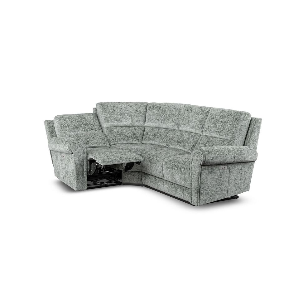 Colorado Electric Reclining Right Hand Modular Group 2 in Hopsack Platinum Fabric 3