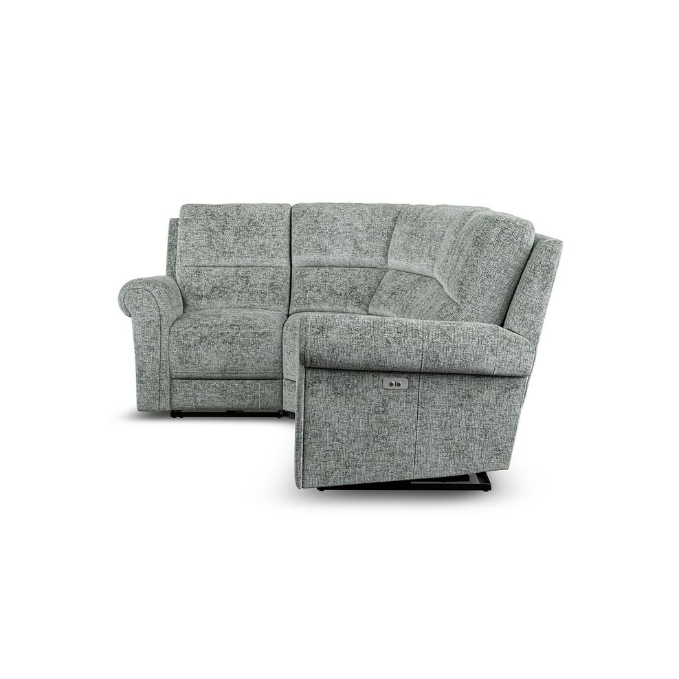 Colorado Electric Reclining Right Hand Modular Group 2 in Hopsack Platinum Fabric 5