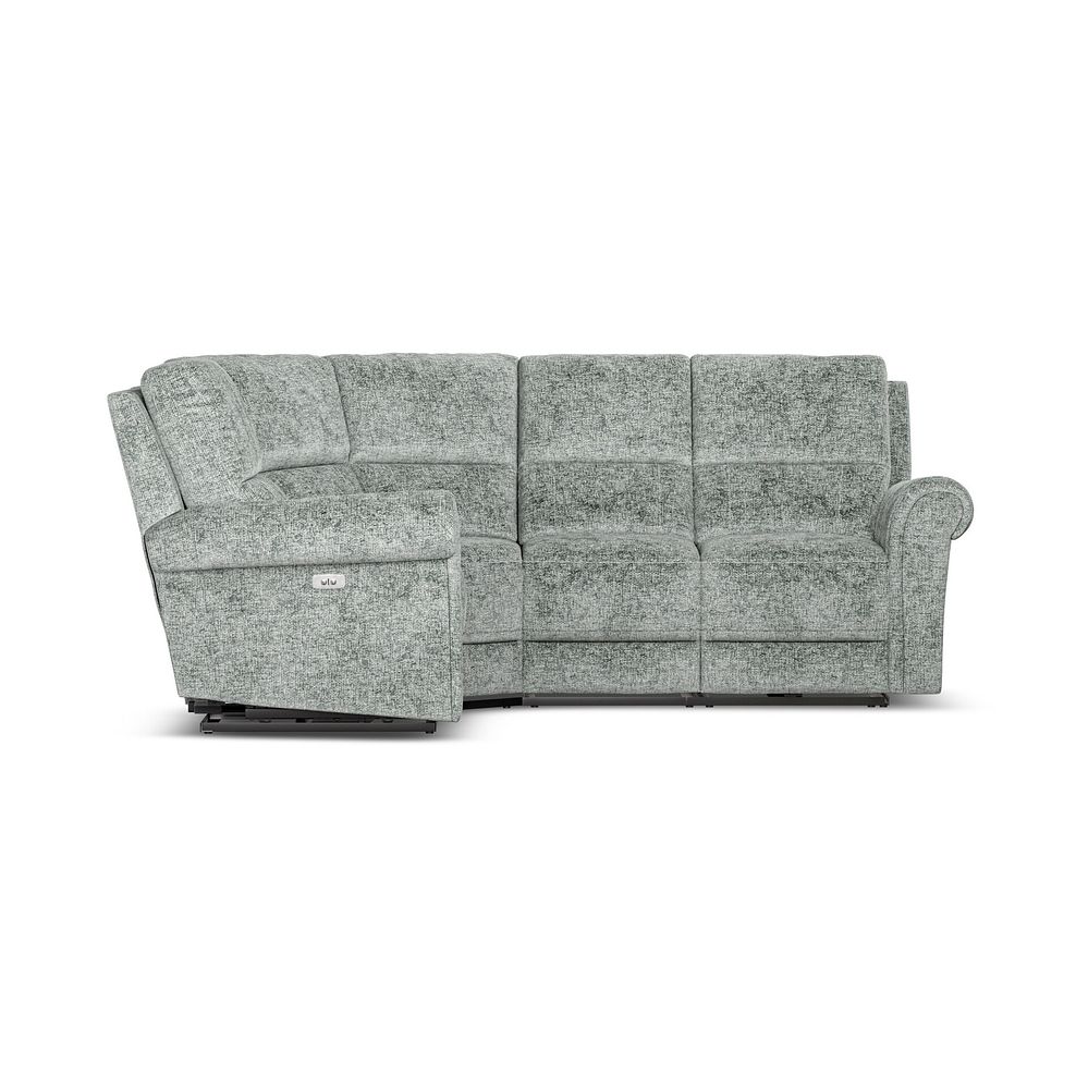 Colorado Electric Reclining Right Hand Modular Group 2 in Hopsack Platinum Fabric 7