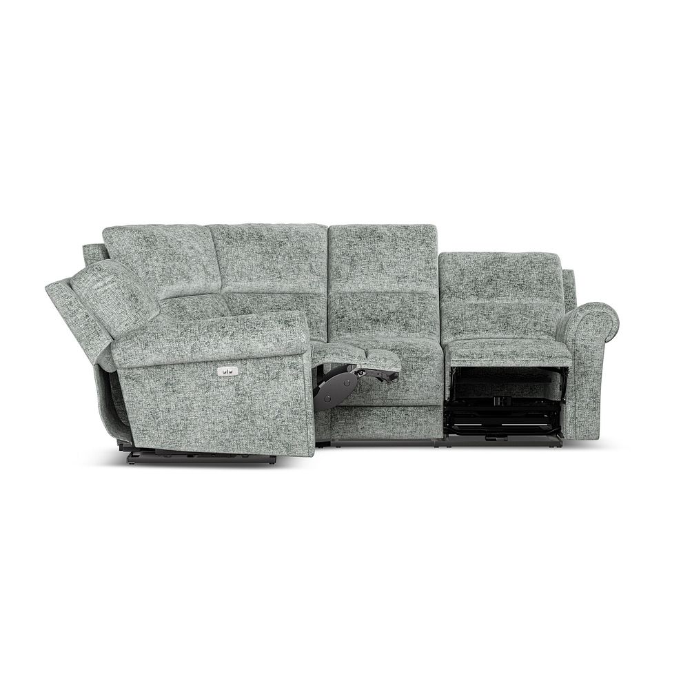 Colorado Electric Reclining Right Hand Modular Group 2 in Hopsack Platinum Fabric 8
