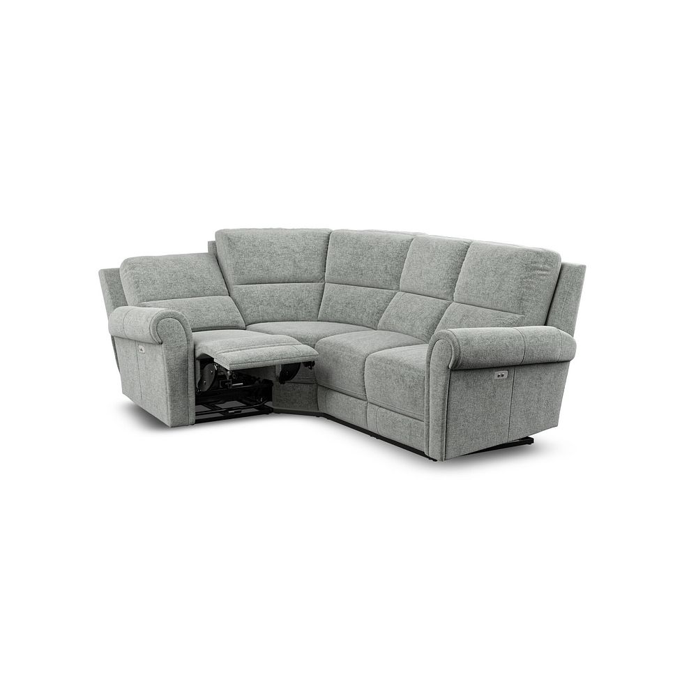 Colorado Electric Reclining Right Hand Modular Group 2 in Hopsack Platinum Fabric 3
