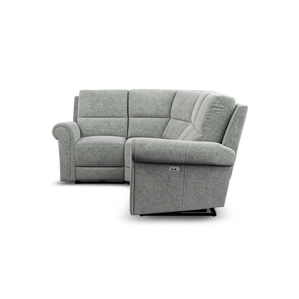Colorado Electric Reclining Right Hand Modular Group 2 in Hopsack Platinum Fabric 5