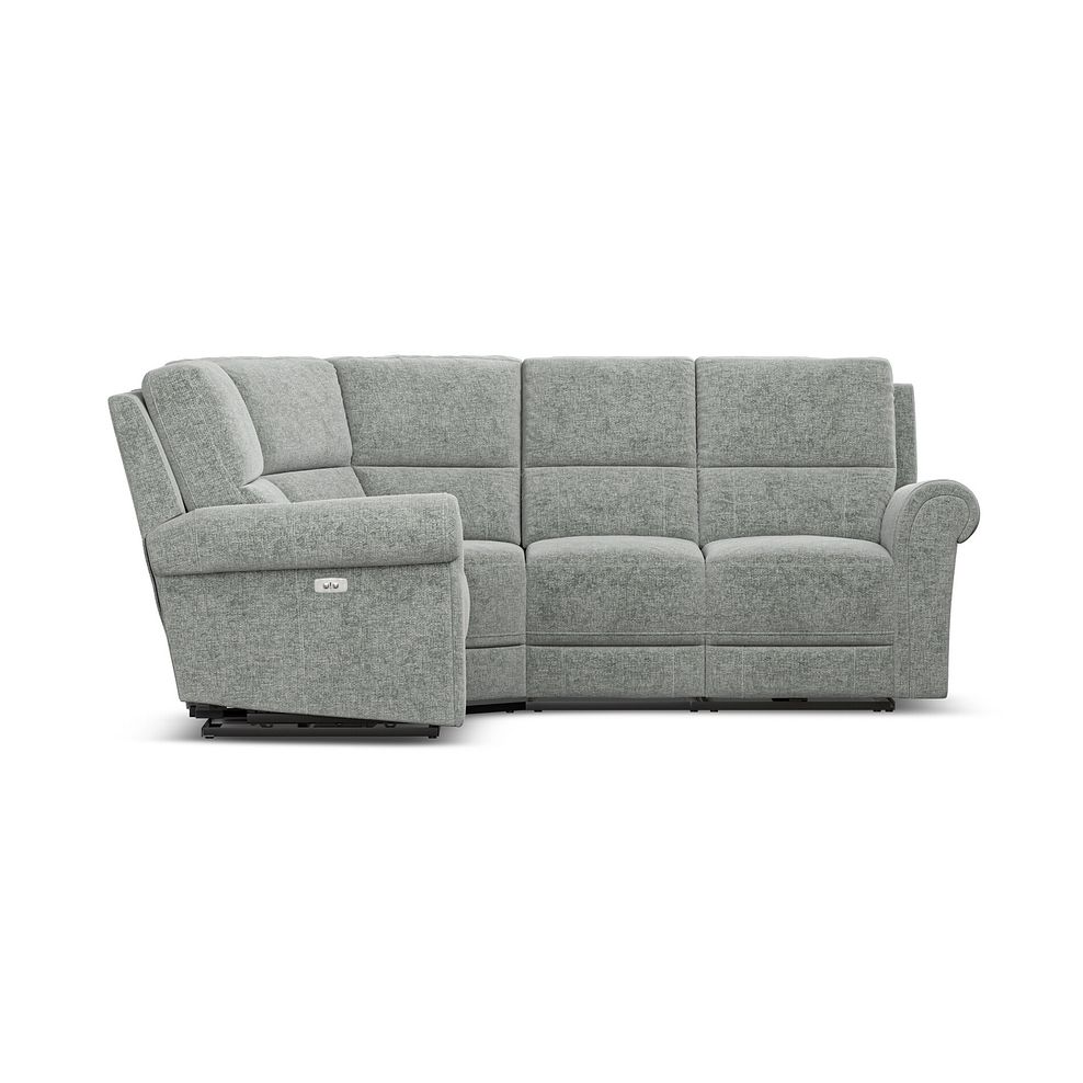 Colorado Electric Reclining Right Hand Modular Group 2 in Hopsack Platinum Fabric 7