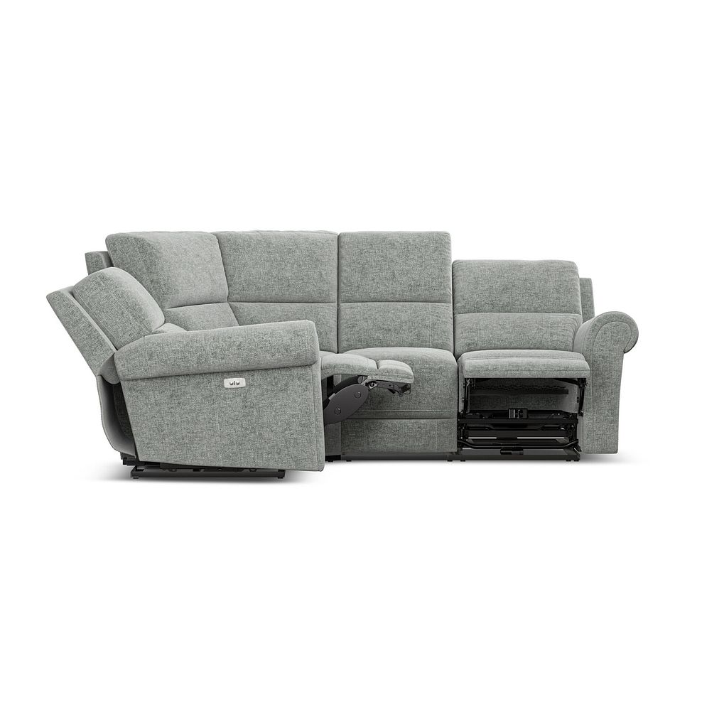 Colorado Electric Reclining Right Hand Modular Group 2 in Hopsack Platinum Fabric 8