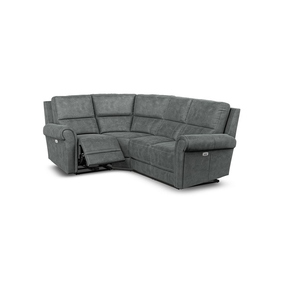 Colorado Electric Reclining Right Hand Modular Group 2 in Miller Grey Fabric 3