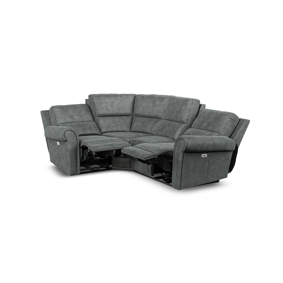 Colorado Electric Reclining Right Hand Modular Group 2 in Miller Grey Fabric 5