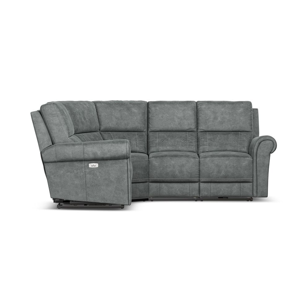 Colorado Electric Reclining Right Hand Modular Group 2 in Miller Grey Fabric 8