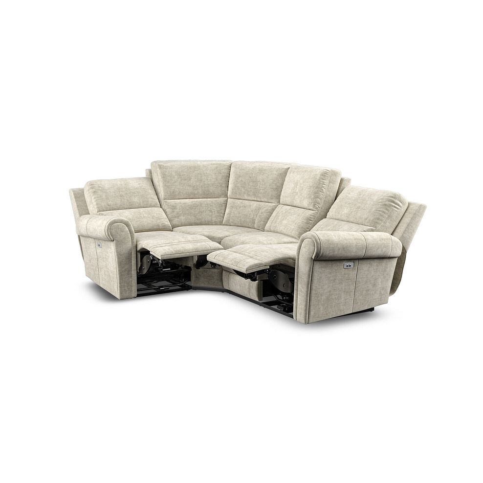 Colorado Electric Reclining Right Hand Modular Group 2 in Plush Beige Fabric 4