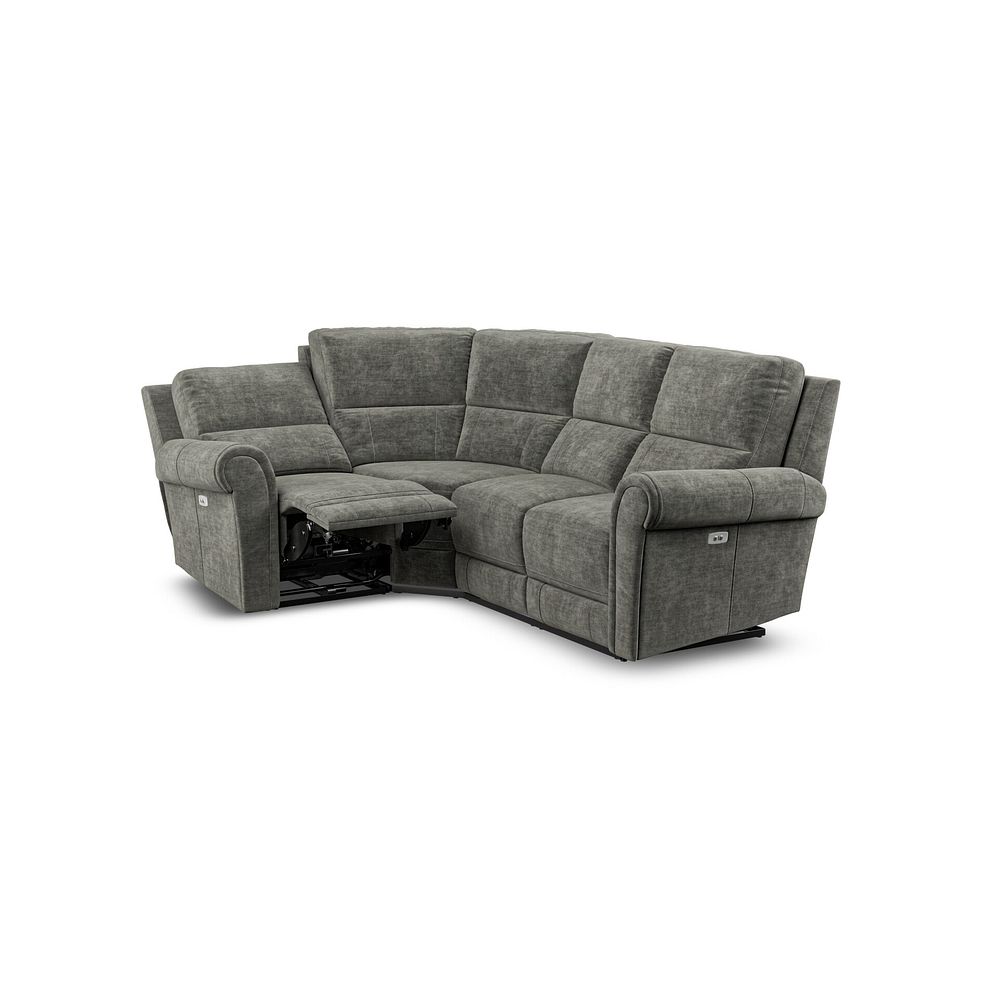Colorado Electric Reclining Right Hand Modular Group 2 in Plush Charcoal Fabric 3