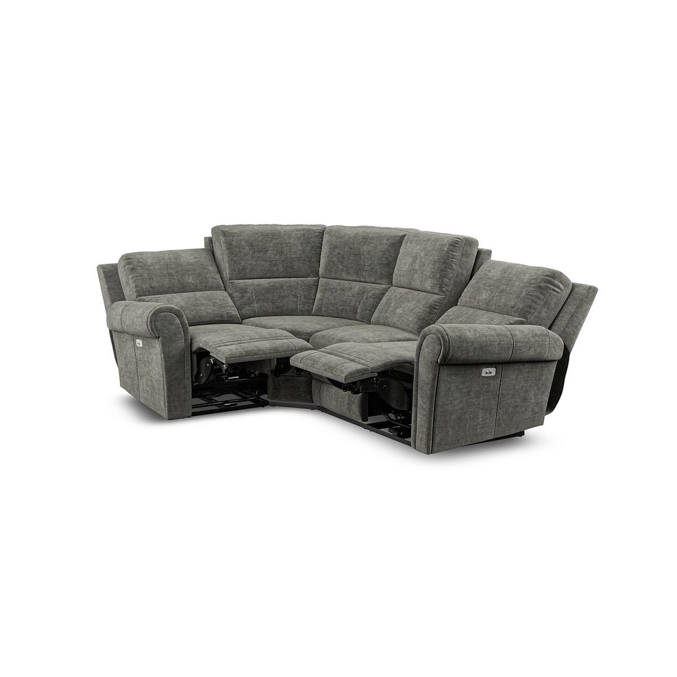 Colorado Electric Reclining Right Hand Modular Group 2 in Plush Charcoal Fabric 4