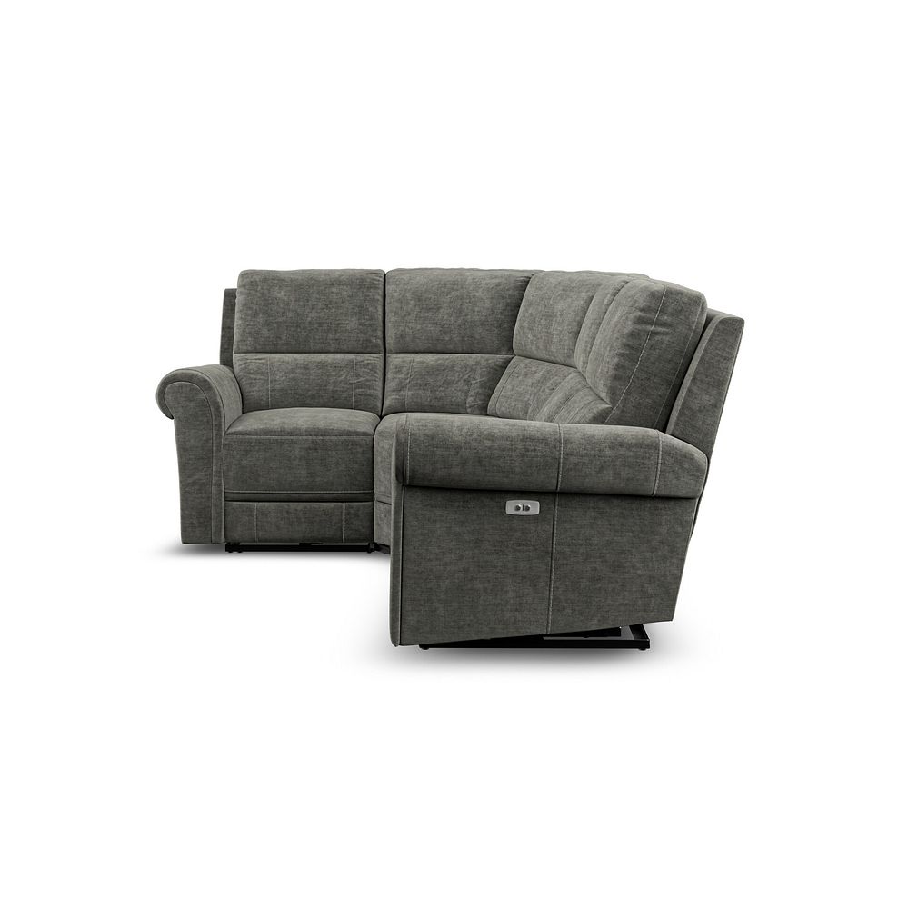 Colorado Electric Reclining Right Hand Modular Group 2 in Plush Charcoal Fabric 5