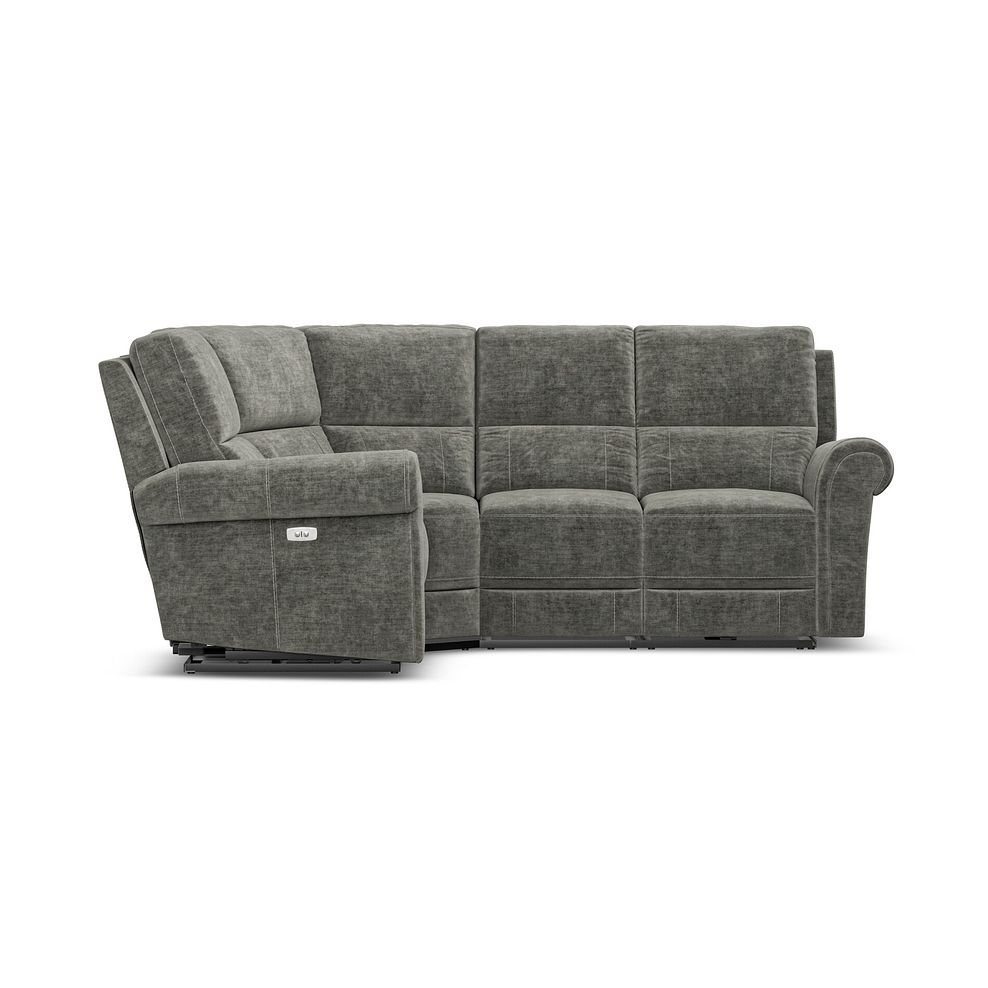 Colorado Electric Reclining Right Hand Modular Group 2 in Plush Charcoal Fabric 7