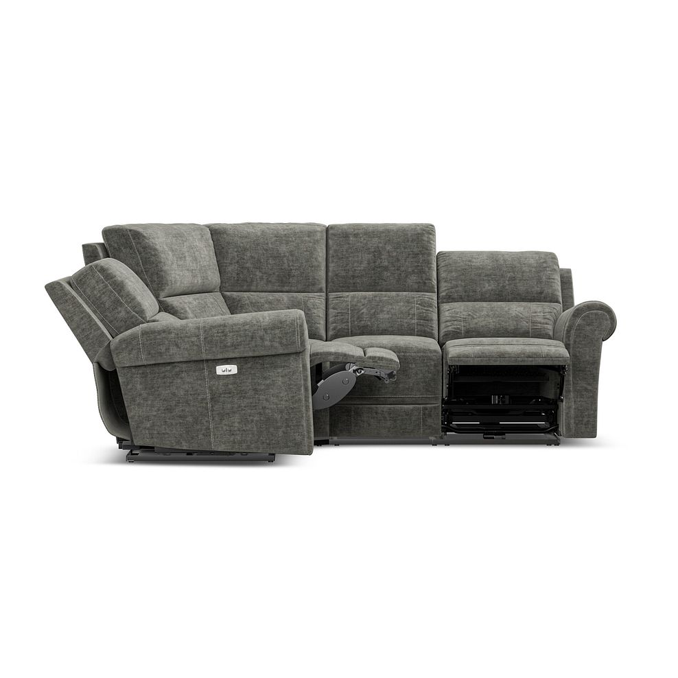 Colorado Electric Reclining Right Hand Modular Group 2 in Plush Charcoal Fabric 8