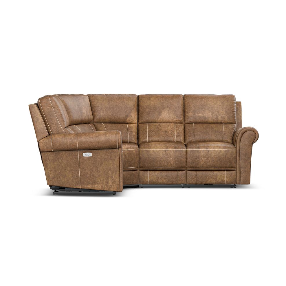Colorado Electric Reclining Right Hand Modular Group 2 in Ranch Brown Fabric 7