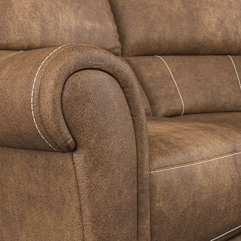Colorado Electric Reclining Right Hand Modular Group 2 in Ranch Brown Fabric 10