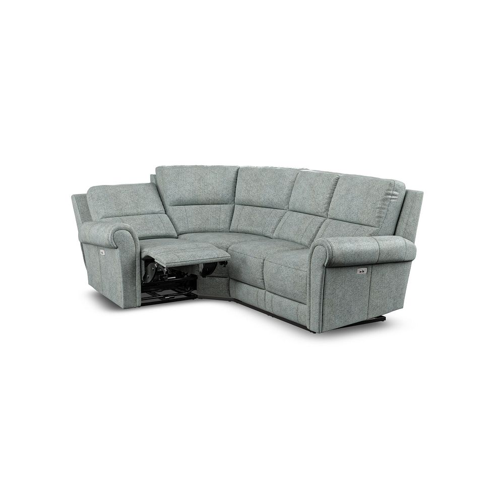 Colorado Electric Reclining Right Hand Modular Group 2 in Santos Steel Fabric 4
