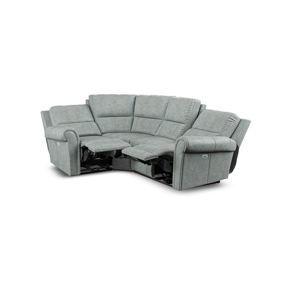 Colorado Electric Reclining Right Hand Modular Group 2 in Santos Steel Fabric 5