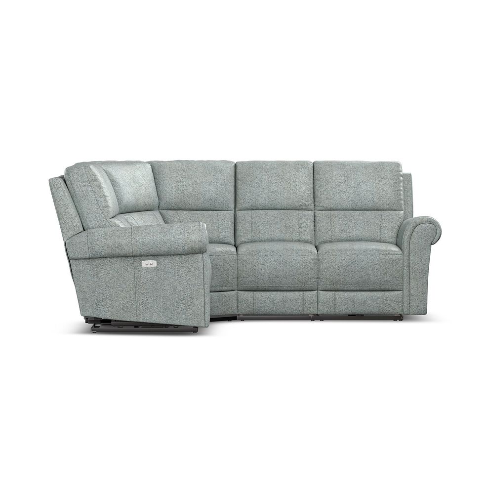Colorado Electric Reclining Right Hand Modular Group 2 in Santos Steel Fabric 8