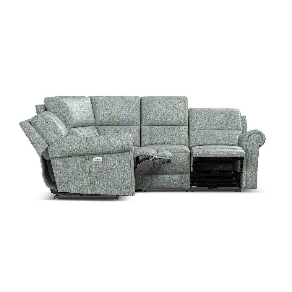 Colorado Electric Reclining Right Hand Modular Group 2 in Santos Steel Fabric 9