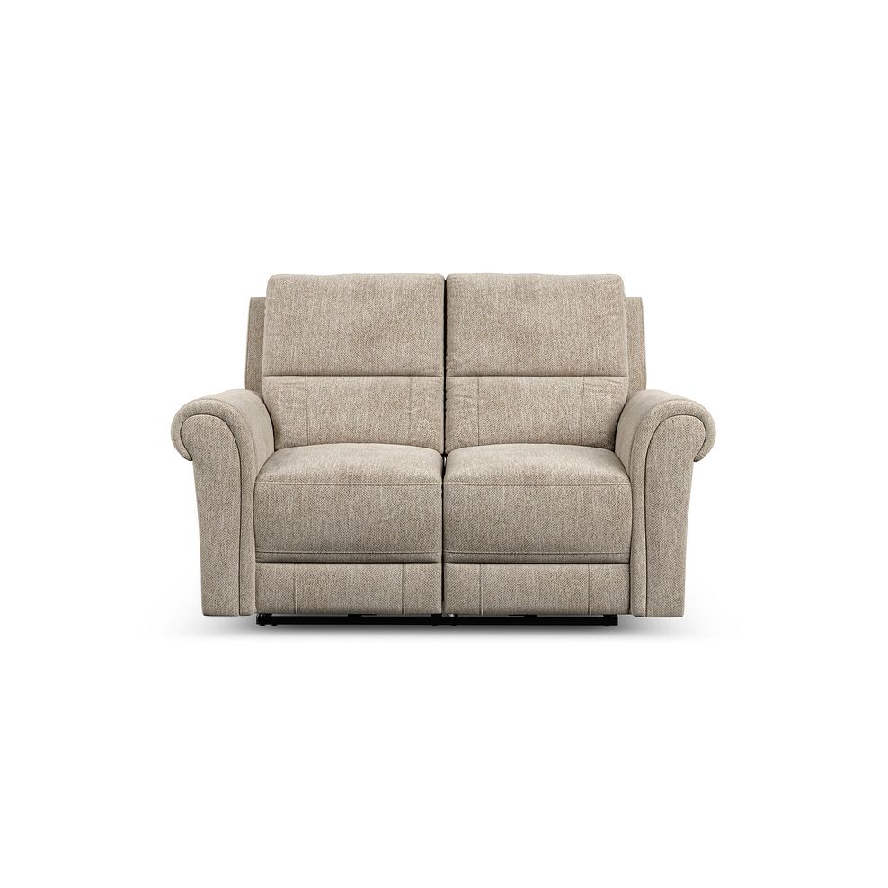 Colorado 2 Seater Electric Recliner in Jetta Beige Fabric 5