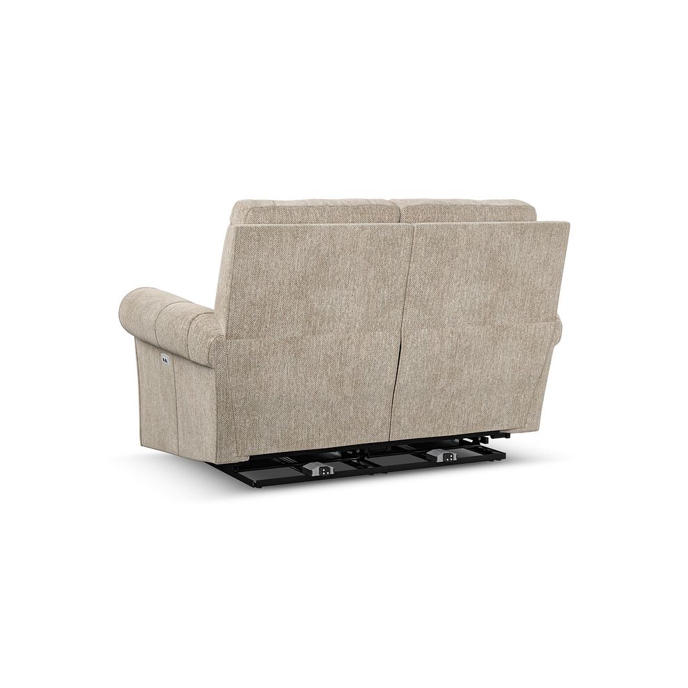 Colorado 2 Seater Electric Recliner in Jetta Beige Fabric 6