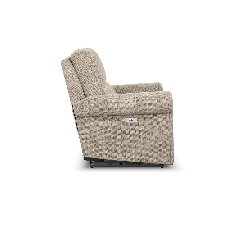 Colorado 2 Seater Electric Recliner in Jetta Beige Fabric 7