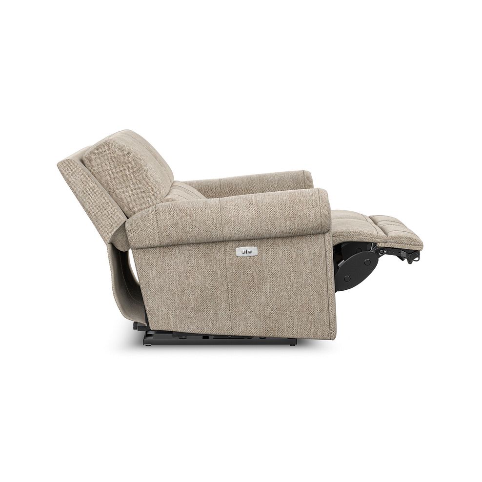 Colorado 2 Seater Electric Recliner in Jetta Beige Fabric 8