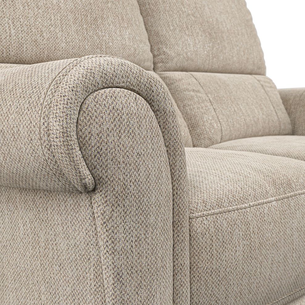 Colorado 2 Seater Sofa in Jetta Beige Fabric 6