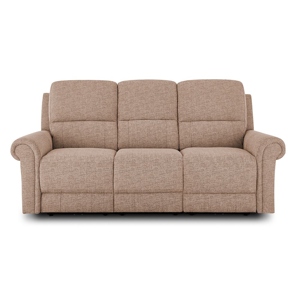 Colorado 3 Seater Sofa in Jetta Beige Fabric Thumbnail 2