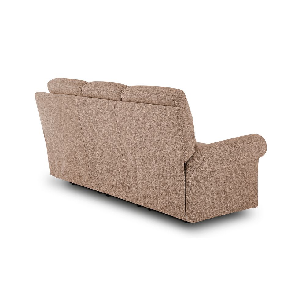 Colorado 3 Seater Sofa in Jetta Beige Fabric 4